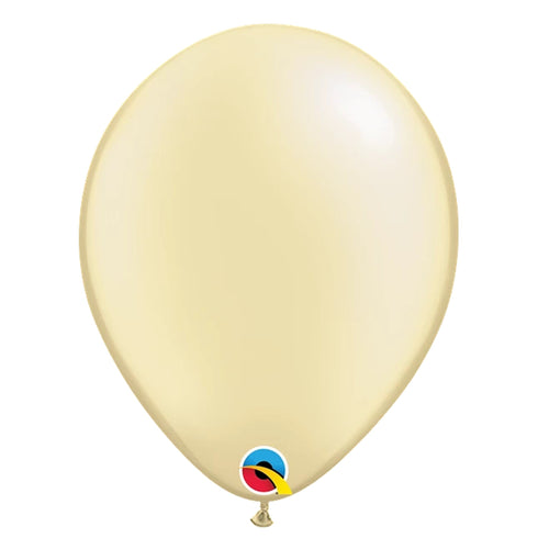 Pearl Ivory Latex Balloons | 11 INCH (28cm) | Qualatex
