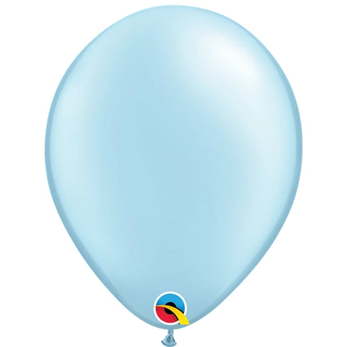 Pearl Light Blue Latex Balloons | 11 INCH | Qualatex