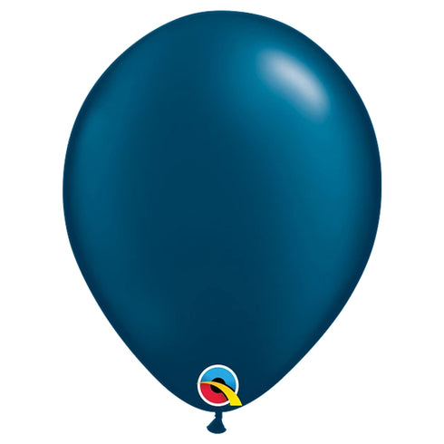 Pearl Midnight Blue Latex Balloons | 11 INCH | Qualatex