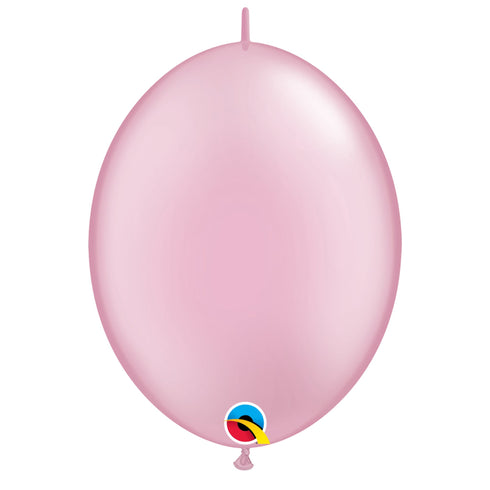 Pearl Pink | Qualatex Quick Link Latex Balloons | 12 INCH