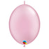 Pearl Pink | Qualatex Quick Link Latex Balloons | 12 INCH