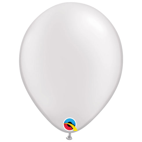 Pearl White | 11 INCH | Qualatex Latex Balloons | Package 10