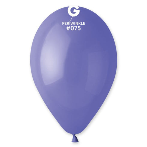 Periwinkle Blue Latex Balloons | Gemar | 12 INCH | Package 10