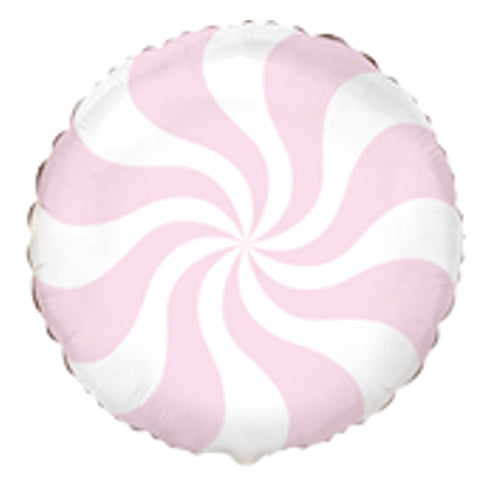 Pastel Pink Swirls Candy Balloons | 18 INCH