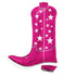 Bright Pink Stars Cowgirl Boots Balloon | 26 INCH