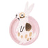 Bunny Paper Party Plates | Pink | Package 12