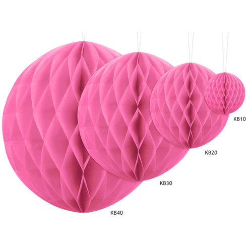 Pink Honeycomb Ball Decorations | 12 Inch