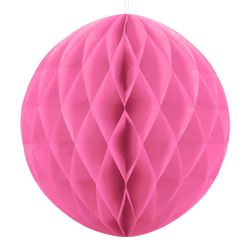 Pink Honeycomb Ball Decorations | 4 Inch