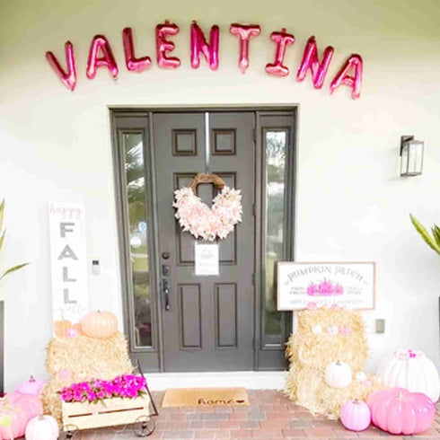 16 INCH | Pink Letter Balloons | Northstar Balloons