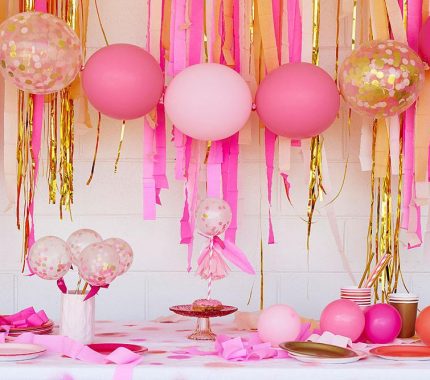 Pink | Qualatex Quick Link Latex Balloons | 12 INCH | Package 10