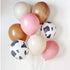Cow Girl Latex Balloon Bouquets | Neutral Blush Pink Cow Print