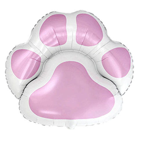 Pink Paw Print Balloons | 30 Inch