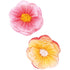 Tissue Flower Decorations | Pink & Yellow | 16 Inch