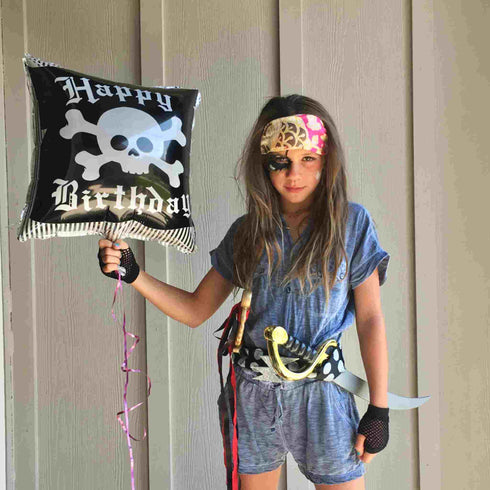 Happy Birthday Pirate Balloon | 18 INCH