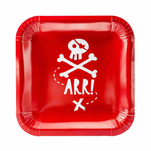 Pirate Party Paper Plates | 8 Inch