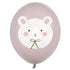 Polar Bear Printed Latex Balloons | Set 6