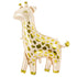 Pretty Metallic Gold Giraffe Balloon | 40 INCH