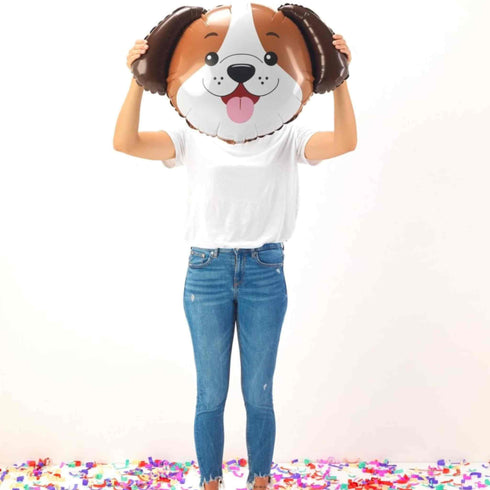 Dog Head Foil Balloons | 33 INCH (84cm)