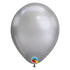 Silver Chrome Latex Balloons | 11 INCH | Qualatex