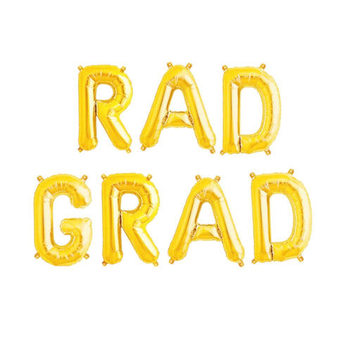 Rad Grad Balloon Banner | Silver | Gold | Rose Gold | Pink | Blue