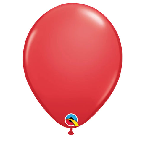 Red | 11 INCH | Qualatex Latex Balloons | Package 10