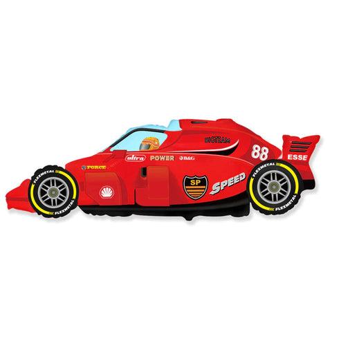Speedy F1 Race Car Foil Balloon | Red | 36 INCH