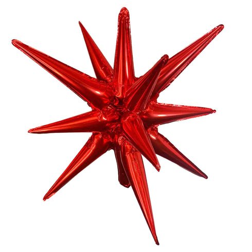 All In One Starburst Foil Balloon | Various Colors | 22 Inch and 27 Inch