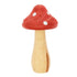 Mushroom Wood Decor | Red and White | 2 Sizes