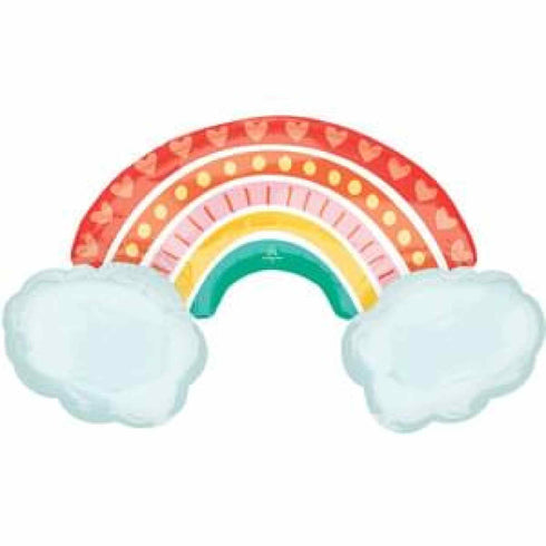 Retro Rainbow Balloons | 37 INCH