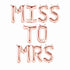 Miss to Mrs Balloon Banner | Gold | Rose Gold | Silver | Pink | Blue