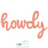 Howdy Letter Balloon Banners | Gold | Rose Gold | Silver
