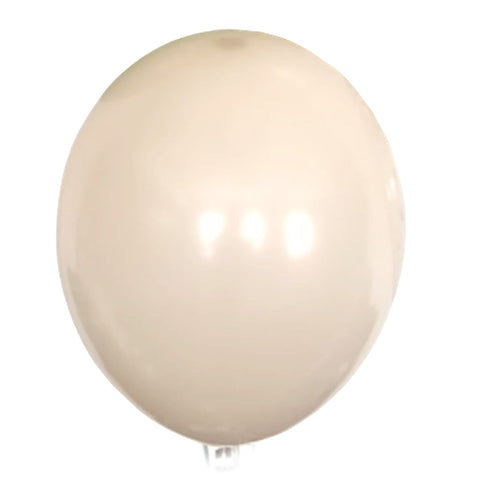 Deluxe White Sand | 18 INCH | Sempertex (Betallatex) Latex Balloons | Package 6