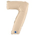 Number Balloons | Satin Cream | 40 INCH