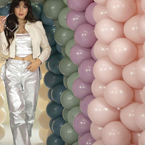 Pastel Dusk Rose Latex Balloons | 24 Inch | Sempertex Betallatex