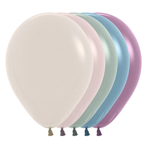 Pastel Dusk Rose Latex Balloons | 5 Inch | Sempertex Betallatex