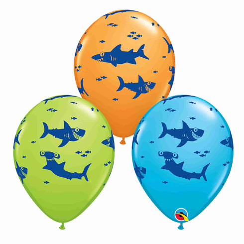 Shark Latex Balloons | Package 6