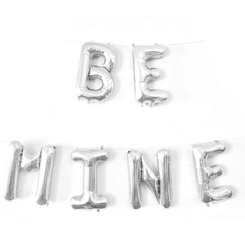 BE MINE Balloons | Silver | Gold | Rose Gold | Pink | Blue