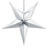 Paper Star Decorations | Silver | 18 Inch or 12 Inch