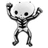 Cute Skeleton Halloween Balloon | 39 INCH