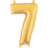 14 INCH | Gold Number Balloons