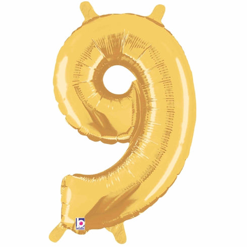 Custom Gold Script Letter Balloons | Say What You Want