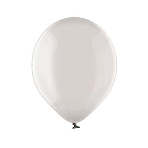 Warm Gray Crystal Clear Latex Balloons | 11 INCH | Package 10