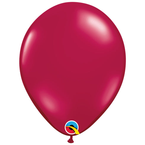 Sparkling Burgundy Latex Balloons | 11 Inch | Qualatex