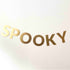 Gold Spooky Paper Banner | Gold
