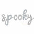 Spooky Halloween Script Letter Balloon Kit | Rose Gold | Gold | Silver