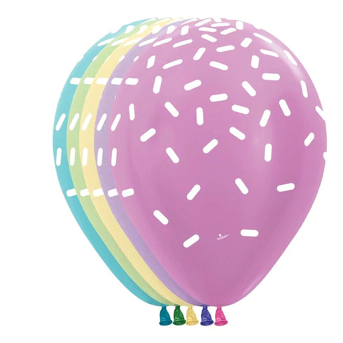 Sprinkles Mix Latex Balloons | 11 INCH | Package 6