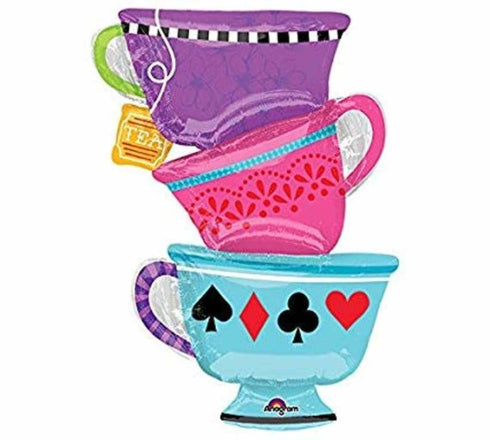 Tea Cup Balloons | Alice In Wonderland Party | 33 INCH