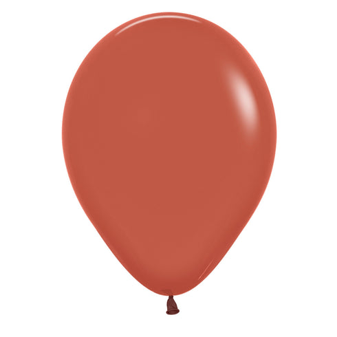 Terra Cotta Red | 5 Inch | Sempertex Betallatex Latex Balloons | Package of 10