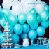 Robin's Egg Blue Teal Ombre Latex Balloon Mix