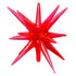 Transparent Apple Red Starburst All In One Foil Balloon | 22 Inch | Air Fill Only
